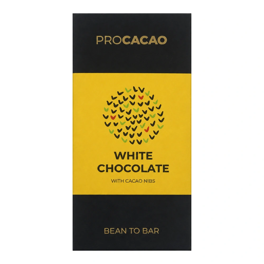 White Chocolate with Cacao Nibs